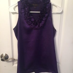 The Limited purple sleeveless shirt